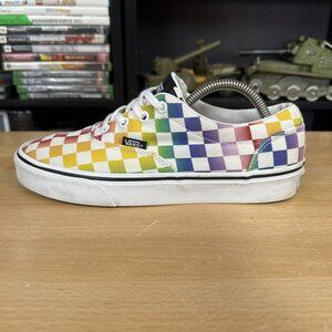 Vans Doheny Rainbow Checkerboard Women’s Size  7.5  Low Top Sneakers 721356